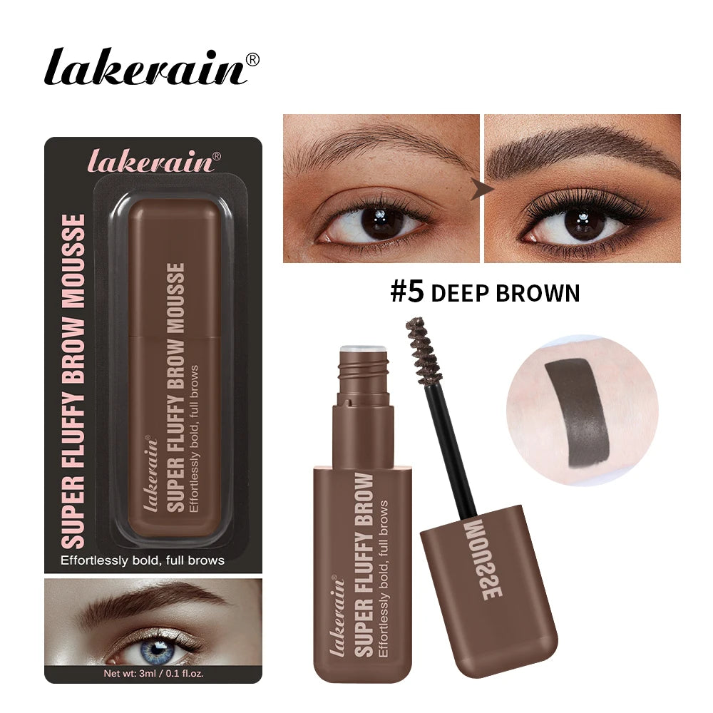 Brow Mousse Super Fluffy High Color Rendering Fill In The Sparse And Vacant Parts of The Eyebrows Smooth Super Fluff Thick Brow