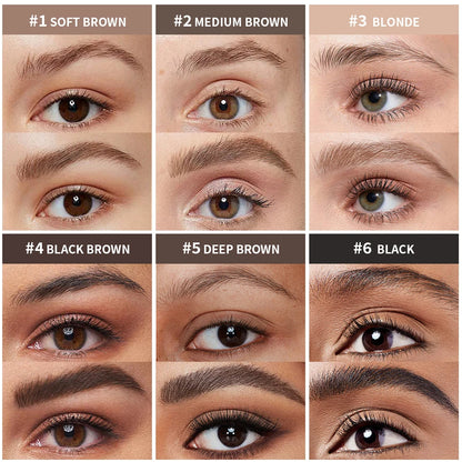 Brow Mousse Super Fluffy High Color Rendering Fill In The Sparse And Vacant Parts of The Eyebrows Smooth Super Fluff Thick Brow