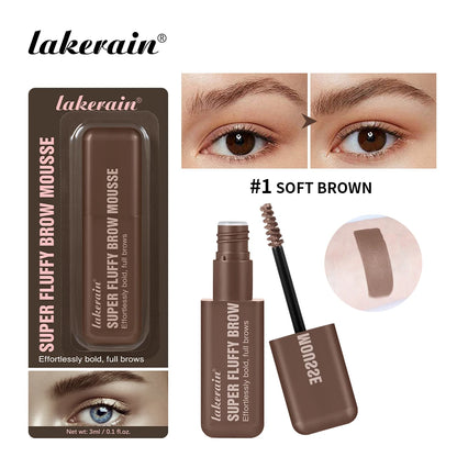 Brow Mousse Super Fluffy High Color Rendering Fill In The Sparse And Vacant Parts of The Eyebrows Smooth Super Fluff Thick Brow